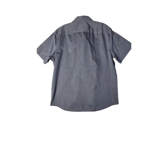UNTUCKIT Short Sleeve Men's Casual Shirt Size XL Dark Gray - Picture 4 of 9